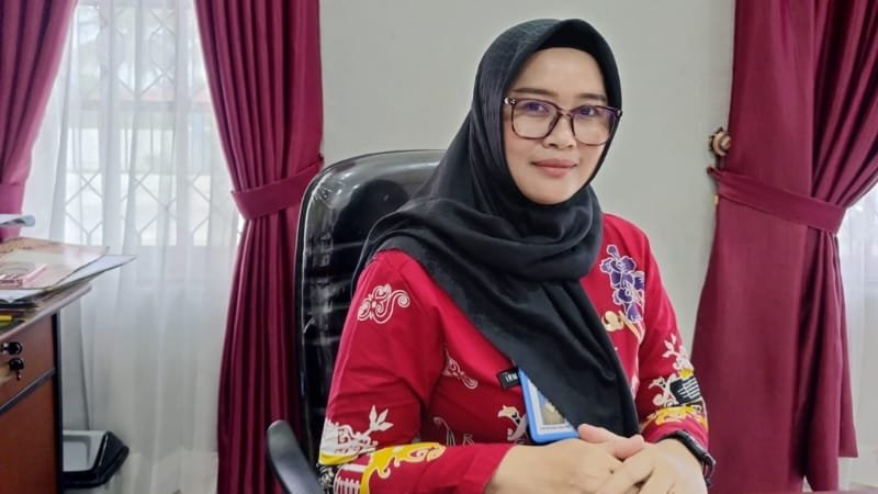 Kepala Bidang Hubungan Industrial dan Jamsostek pada Dinas Transmigrasi dan Tenaga Kerja Barito Selatan, Irma Marlina (foto: BorneoToday/HBI)