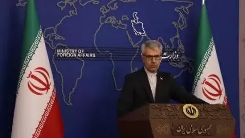 Juru bicara Kementerian Luar Negeri Iran Esmaeil Baghaei.